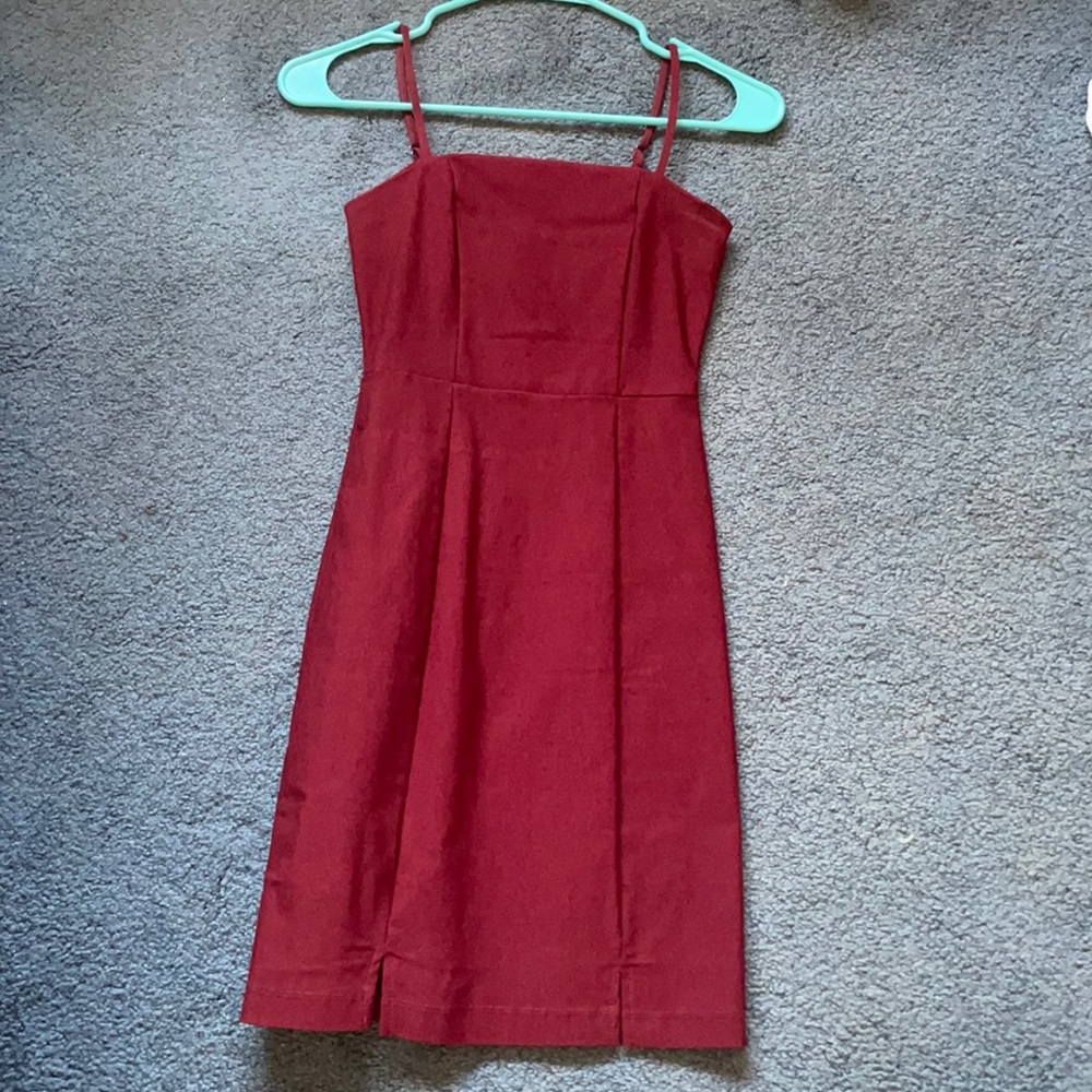 Altar’d State Red/Burgundy Bodycon Dress